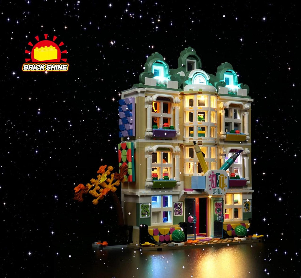 Набір LED-підсвітки Brick Shine для LEGO Friends Emma's Art School 41711, комплект освітлення (без конструктора) Київ - фото 5