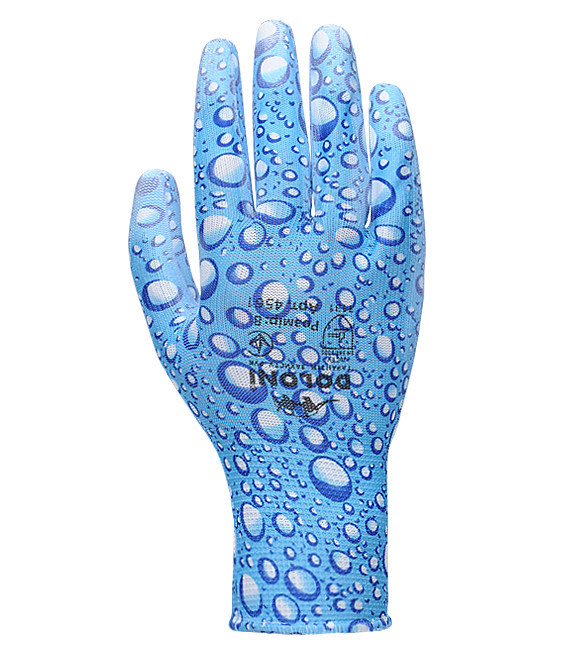 Doloni рукавички робочі трикотажні з поліуретановим покриттям, розмір 8, D-Flex 4561 Рівне - фото 1
