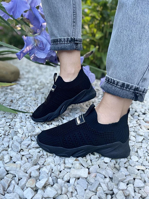 LB Сліпони жіночі LB 778-1 чорні (весна-літо, сітка) (5071) Коломия - фото 9