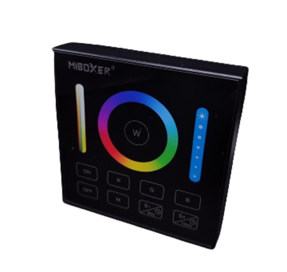 Miboxer Панель 1 зонна чорна Touch Dual White/RGB/RGBW/CCT,, бездротова RF 2.4G Mi Light Коломия