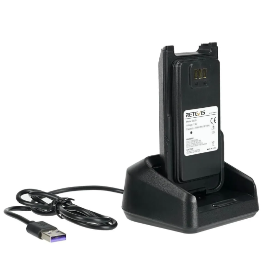 Комплект рація Retevis RA89 USB-C зарядка+ докстанція Луцьк