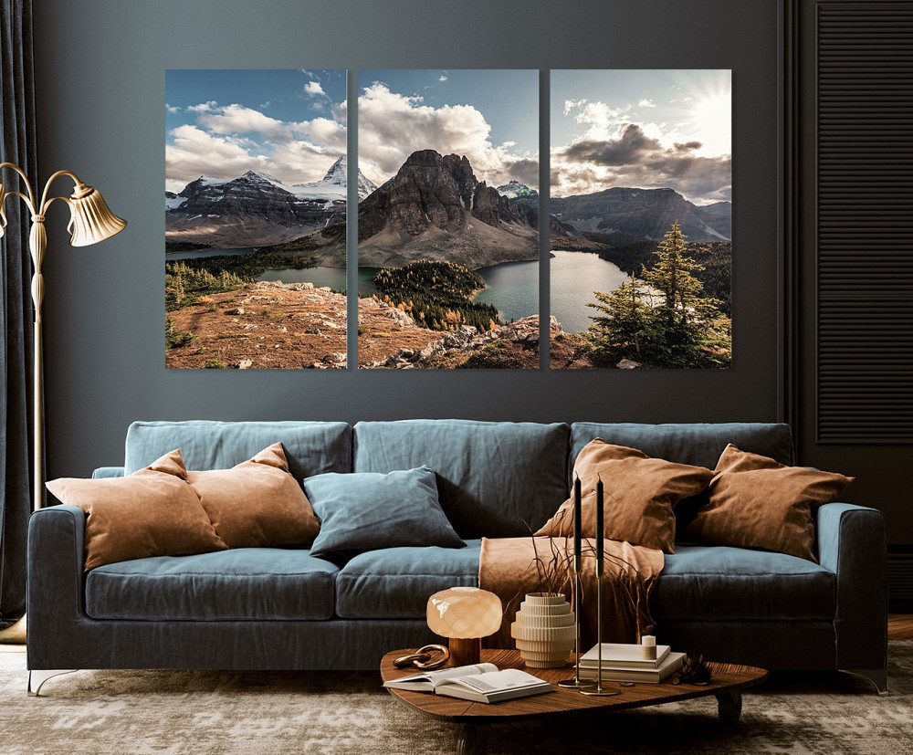 Модульна картина у вітальню/ спальню Горі ART-094_3A 100х150 см Київ - фото 3