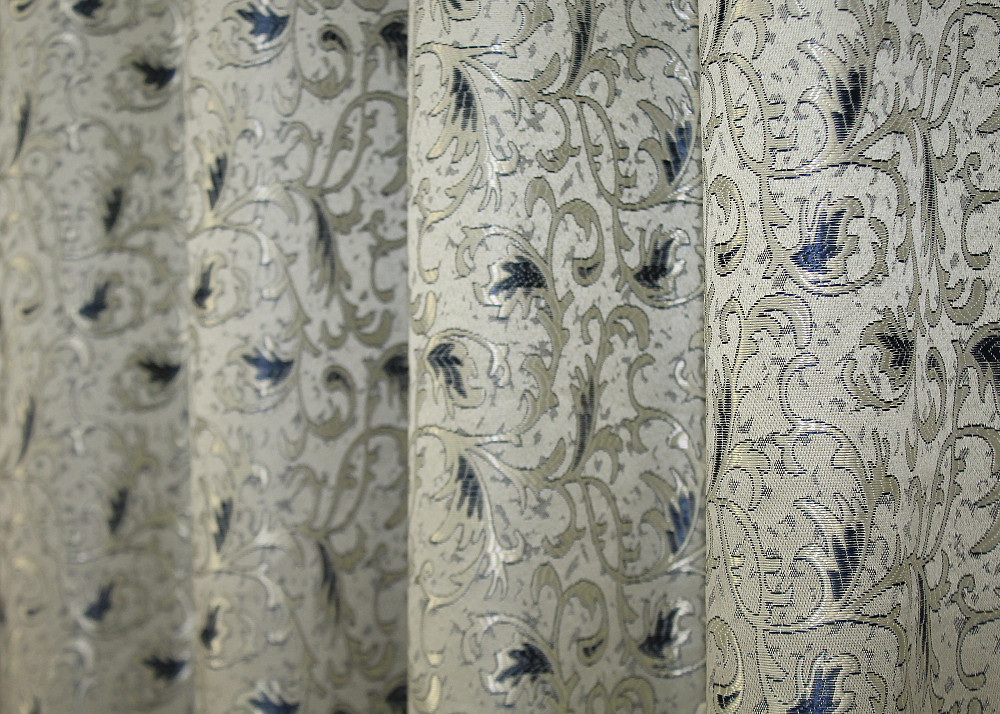 Комплект готових штор VR-Textil Жакард № 1586ш Сатин 140х270 см 2 шт (33-0454) Киев - изображение 8