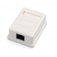 Комп'ютерна розетка RJ45x1 UTP cat.5e 8P8C Vinga (VCPRJ45O1NE) Киев - изображение 1