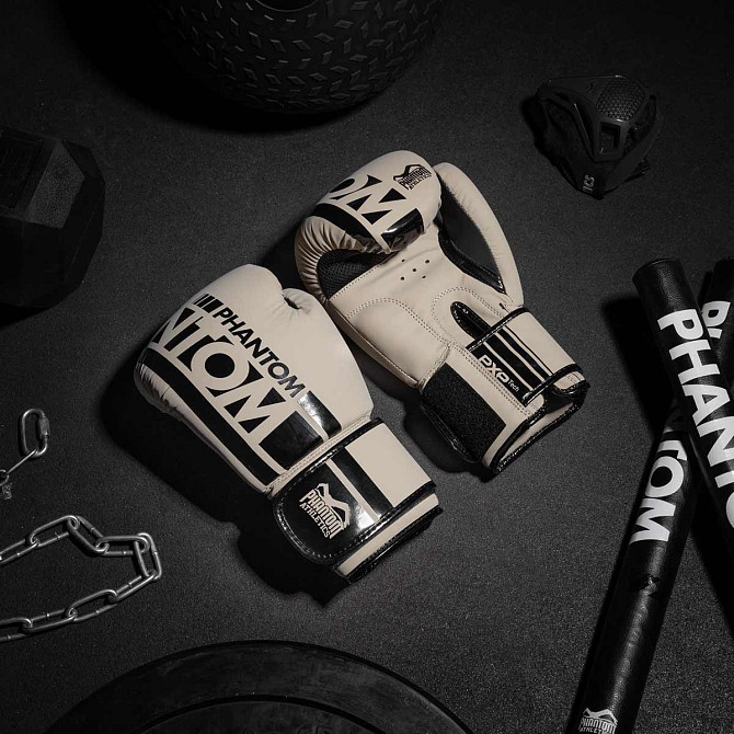 Боксерські рукавиці Phantom APEX Sand 16 унцій (капа в подарунок) Каменское - изображение 8