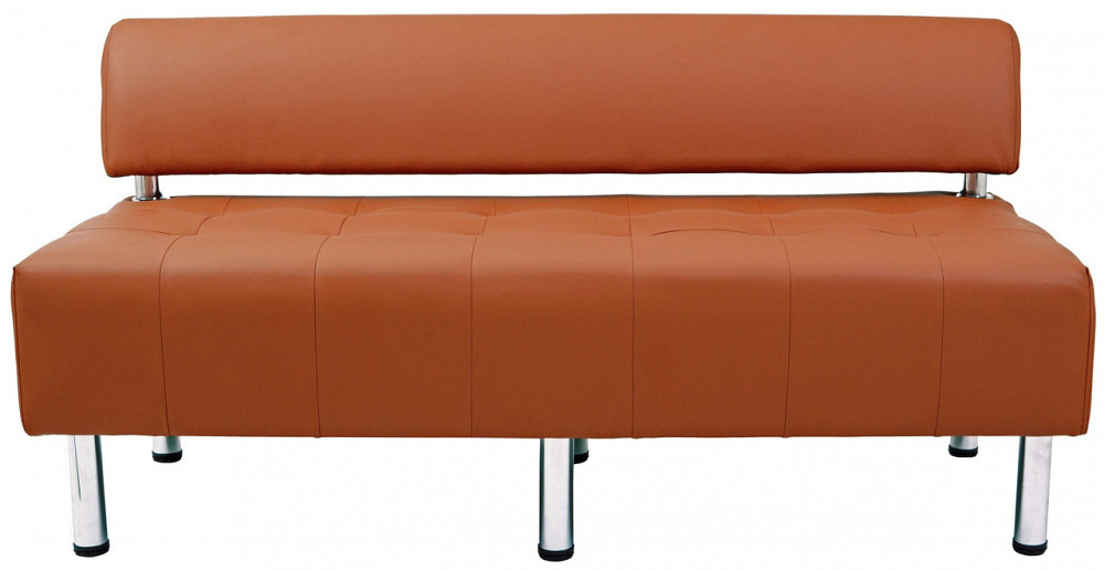 Диван Flay Office двійка зі спинкою 1550х650х750 Коричневий Київ - фото 1