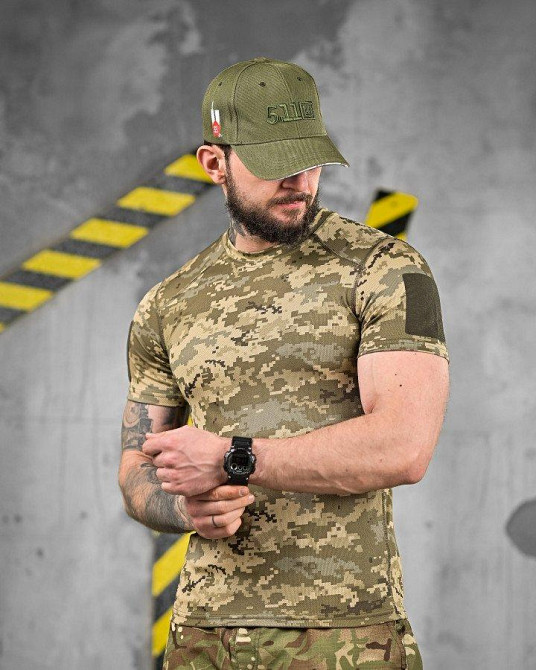 Тактична футболка hermit піксель coolpass (добрякова якість) ВТ1168 Одеса - фото 2