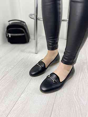 LEADER STYLE Туфлі жіночі LEADER STYLE 2967 чорні (весна-осінь, шкіра натуральна) (3381) лише 3 Коломия