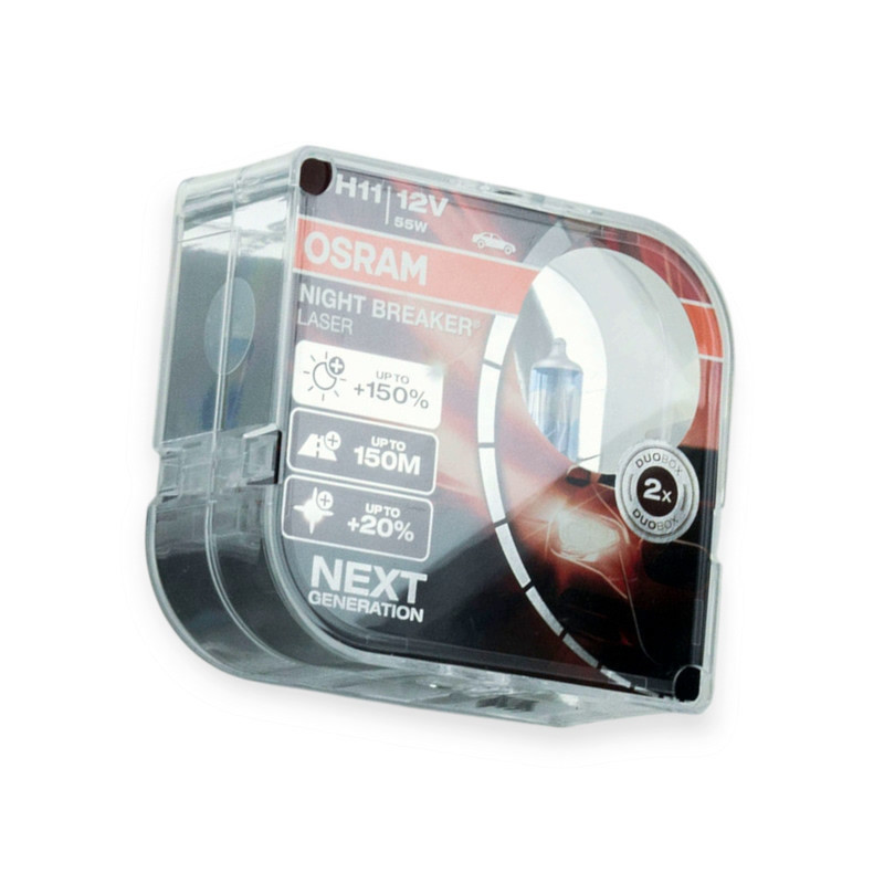 Автолампа 12V 55W OSRAM Night Breaker Laser 150% (пара) H11 Мукачево - фото 1
