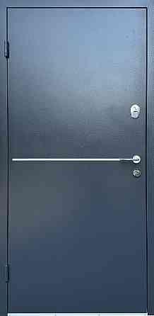 Двері вуличні Redfort, модель Блейд RAL 7024, комплектація Оптима плюс Метал/МДФ (2 контури) Київ
