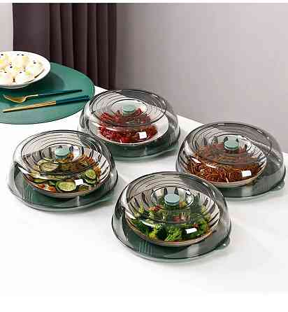 Піднос із кришкою, пластиковий, розміром 28 х 9 см, зелений Кам'янець-Подільський