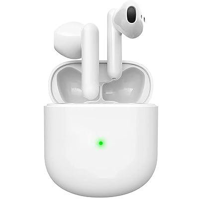 Бездротові Bluetooth 5.0 навушники ATWATEC TWS з шумозаглушенням, сенсорним керуванням, IPX4, до 24 годин, білі Київ - фото 1