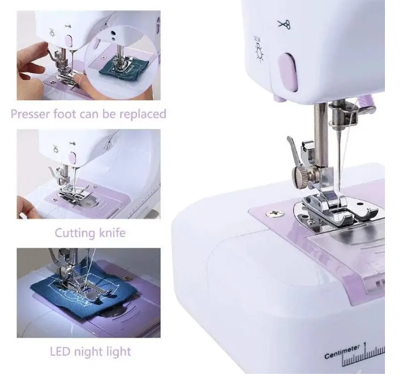 Багатофункціональна портативна швейна машинка з оверлоком Digital Sewing Machine FHSM-505 Одеса - фото 6