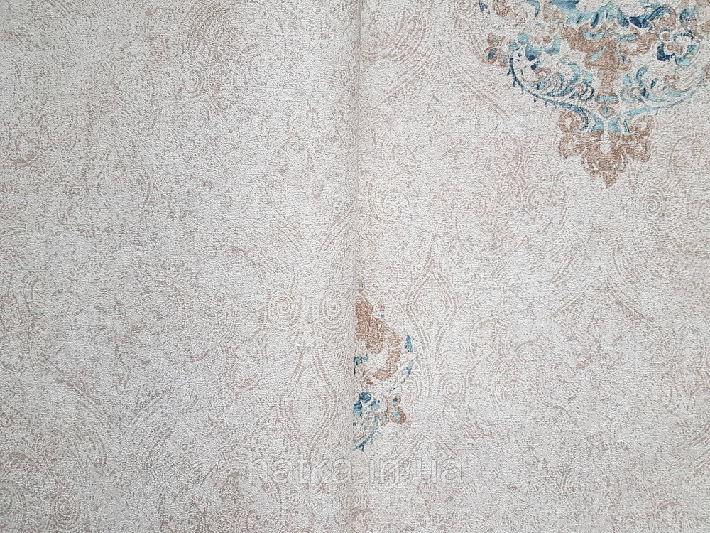 Обои винил на флизелине горячего тиснения DU&KA  Voyage1.06х10 вензеля завитки восточный рисунок св коричневые Киев - изображение 2