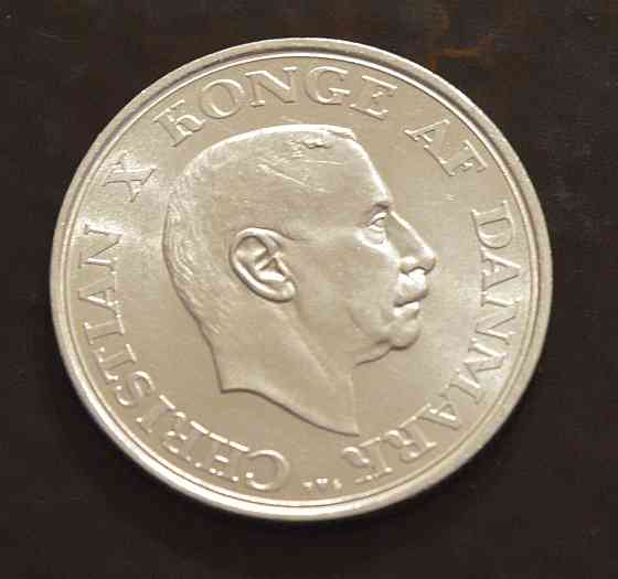 Дания 2 кроны 1937 г (Серебро) 2 Полтава