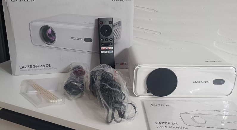 Проектори AURZEN EAZZE D1, С26С, С58, Андроїд, Автофокус,4К, Харків - фото 7