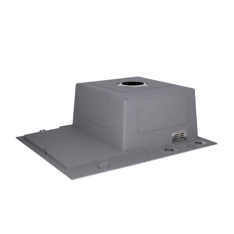 Мойка для кухни с нержавеющей стали интегрированная Lidz Handmade H6350L Brushed Steel (3/1 мм) Киев - изображение 5