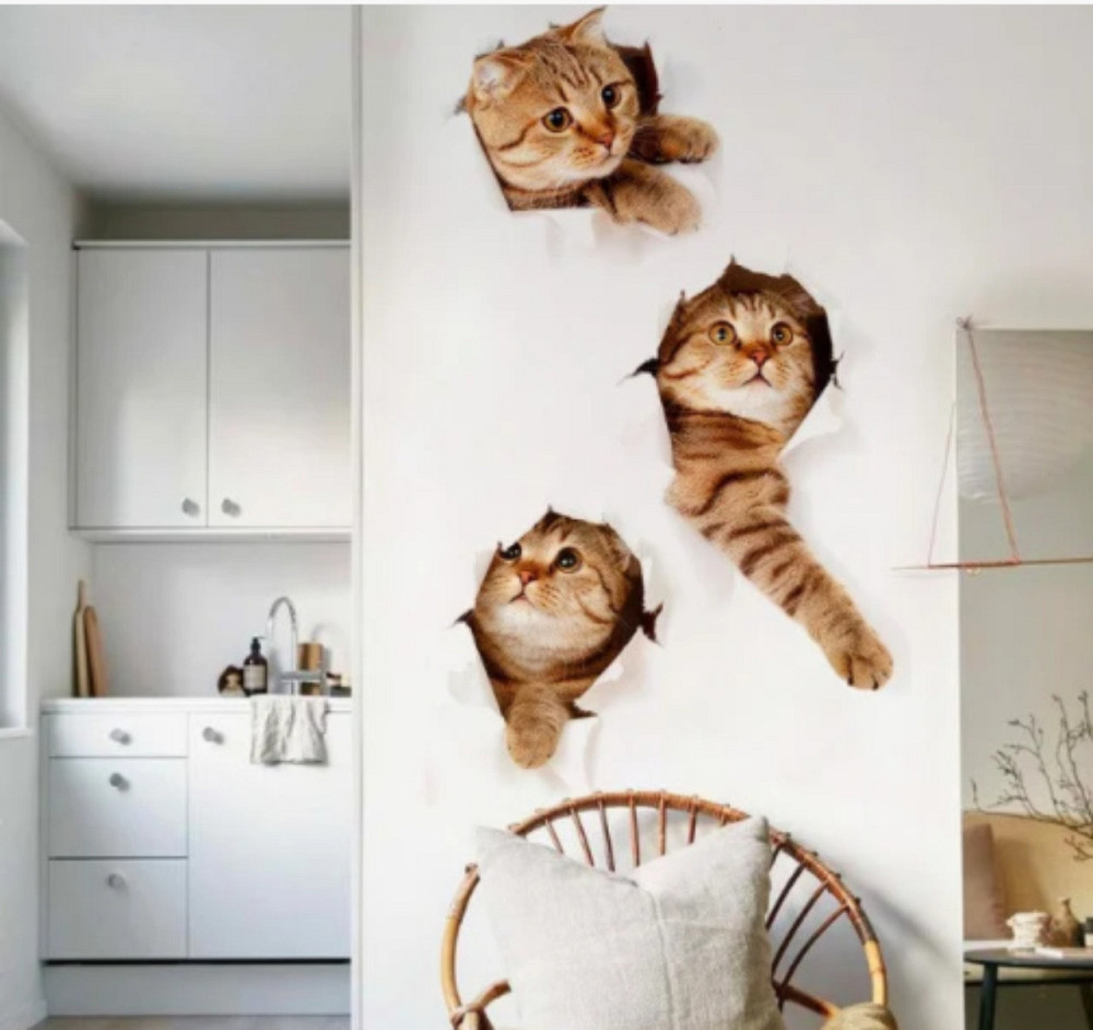 Интерьерная наклейка Котики Киев - изображение 6