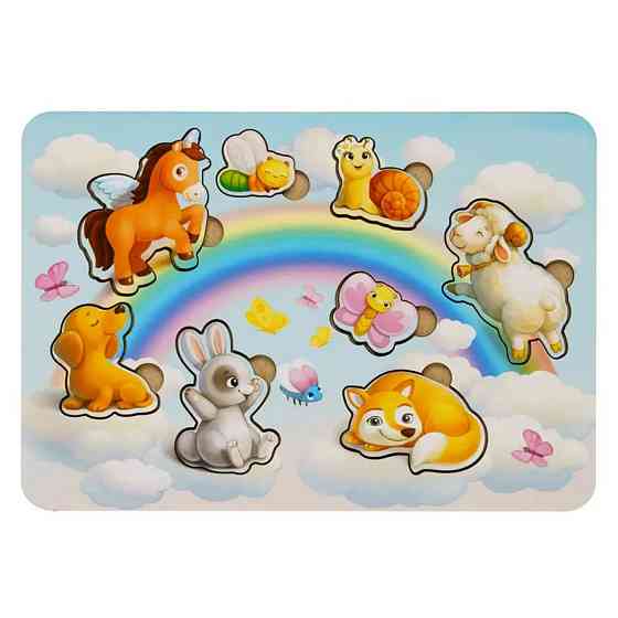 Деревянный пазл-вкладыш 