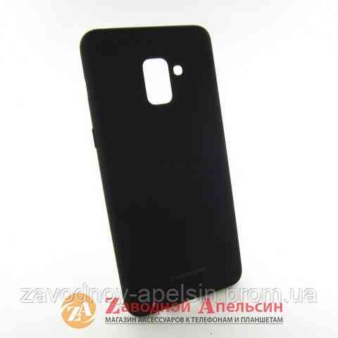 Samsung A8 plus A730 защитный чехол Jelly Case black Одесса
