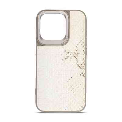 Чехол для мобильного телефона Harder Snake Pattern Apple iPhone 15 Pro White Cream (ARM76795) Винница