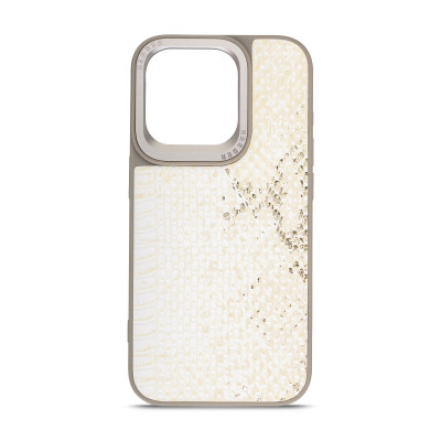 Чехол для мобильного телефона Harder Snake Pattern Apple iPhone 15 Pro White Cream (ARM76795) Винница - изображение 1