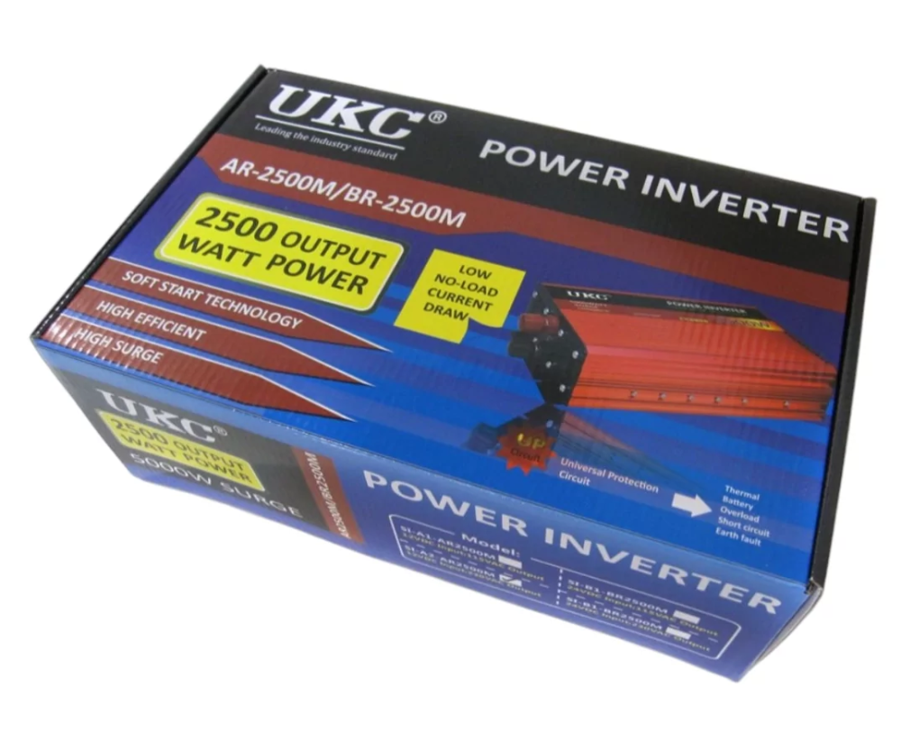 Инвертор преобразователь напряжения UKC 2500W 12-220B Винница - изображение 6