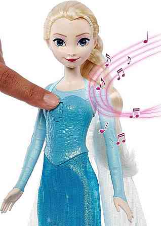 НАЮНС Музыкальная Кукла Эльза Певица Disney Frozen Elsa Mattel HLW55 Харьков