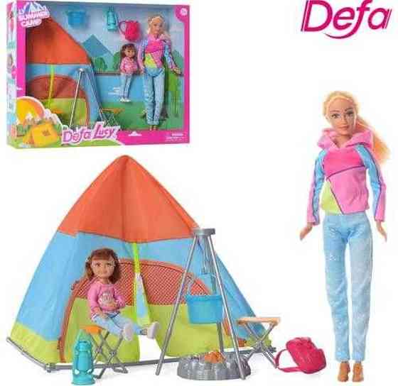 Кукла с дочкой DEFA 8474 палатка набор туриста. Киев