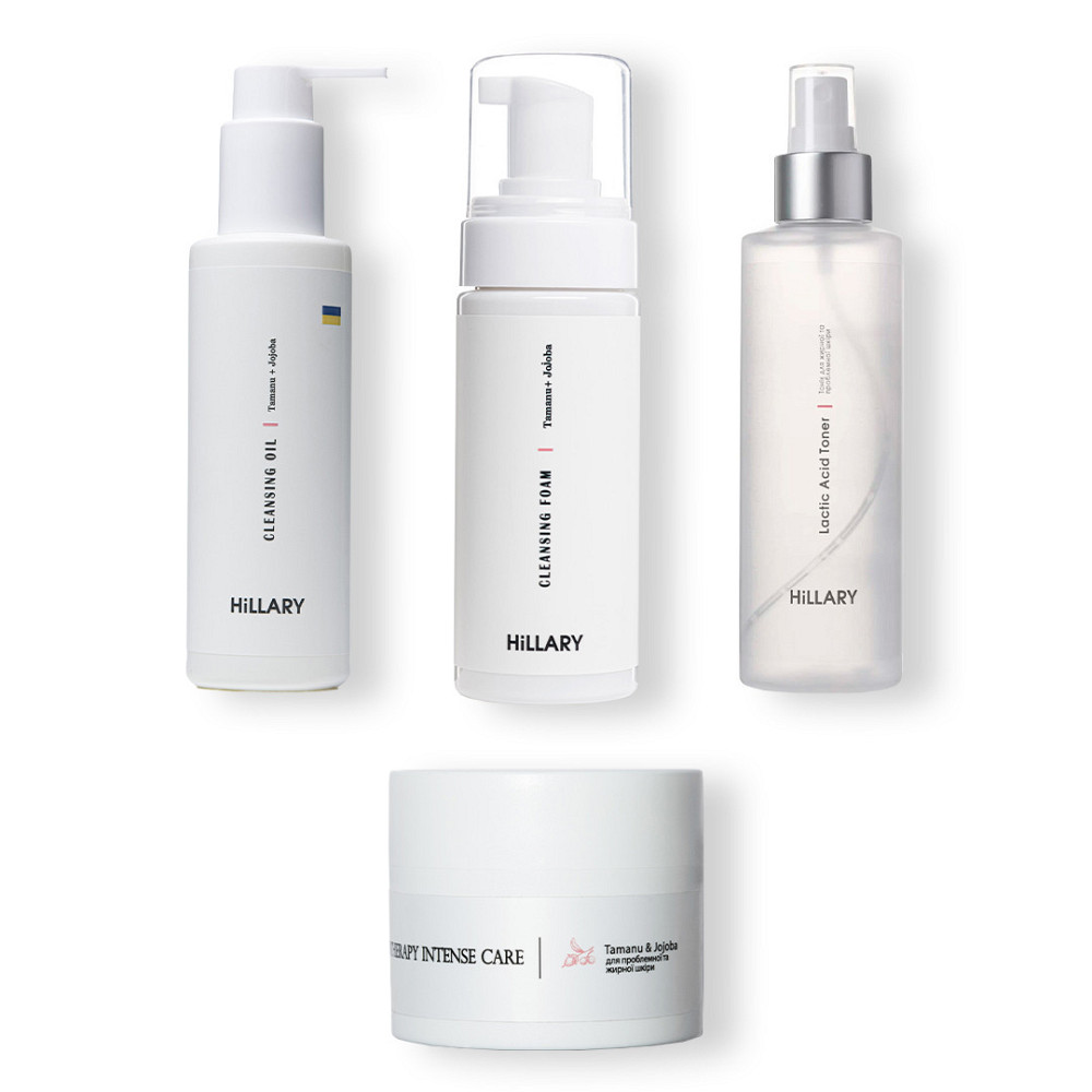 Набір базового догляду за жирною та проблемною шкірою Oil Skin Basic Care Київ - фото 1