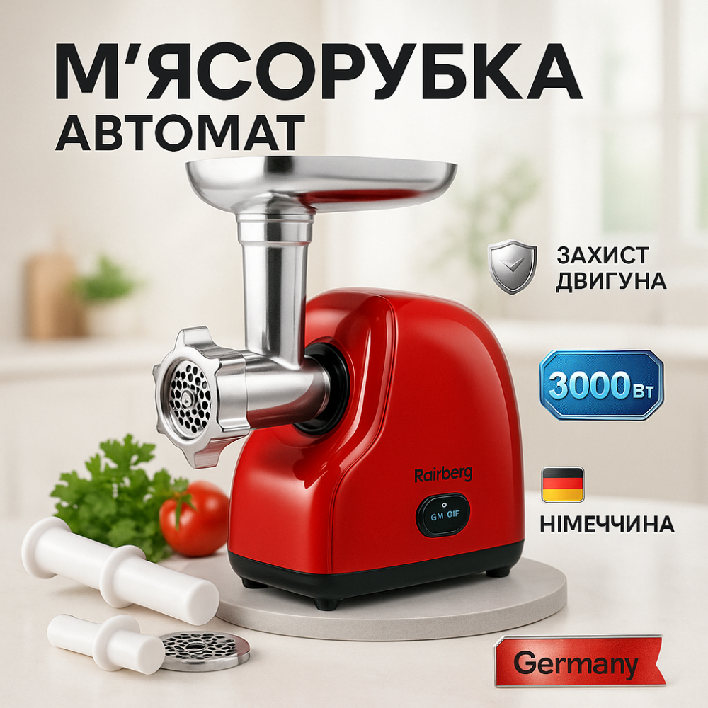 Мясорубка электрическая для мяса, Электрические мясорубки кухонные, Легкая в использовании мясорубка NS-19 Львов - изображение 2