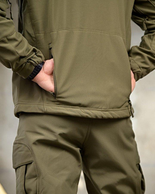 Тактический костюм  софтшел softshell  олива  ВТ7949 Одесса - изображение 7