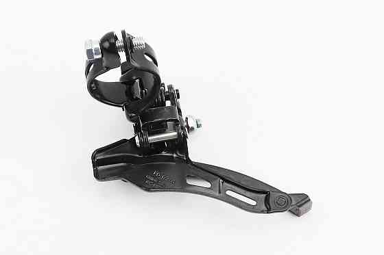 Перемикач ланцюга передній з верхньою тягою, кріпл. 31,8мм, під зірку 42Т, чорний FD-TZ 500 Київ