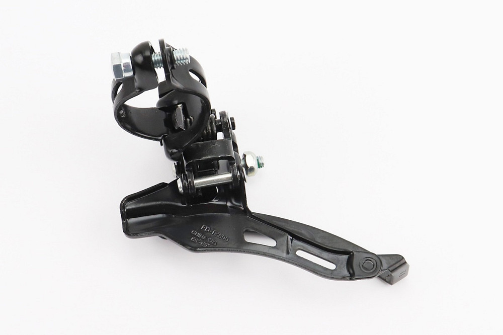 Перемикач ланцюга передній з верхньою тягою, кріпл. 31,8мм, під зірку 42Т, чорний FD-TZ 500 Київ - фото 2