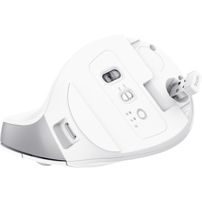 Мышка Trust Bayo+ Ergonomic Wireless/Bluetooth White (25399) Винница - изображение 2