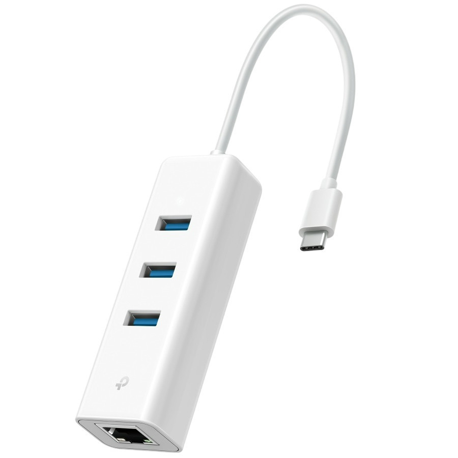 Мережевий адаптер TP-Link UE330C (USB-C 3.0, 10/100/1000Mbps, 3xUSB 3.0 HUB) ( 13548 ) Харьков - изображение 1
