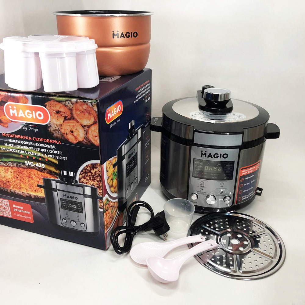 Практична мультиварка, Мультиварка з підтримкою температурного режиму, 5 літрів Кашеварки ZC-20 Львів - фото 3