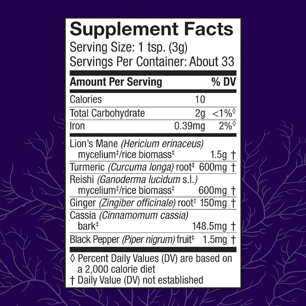 Підтримка розумової концентрації та здоров'я тіла Host Defense MycoBotanicals Brain &amp; Body Powder 100 g Луцьк - фото 2