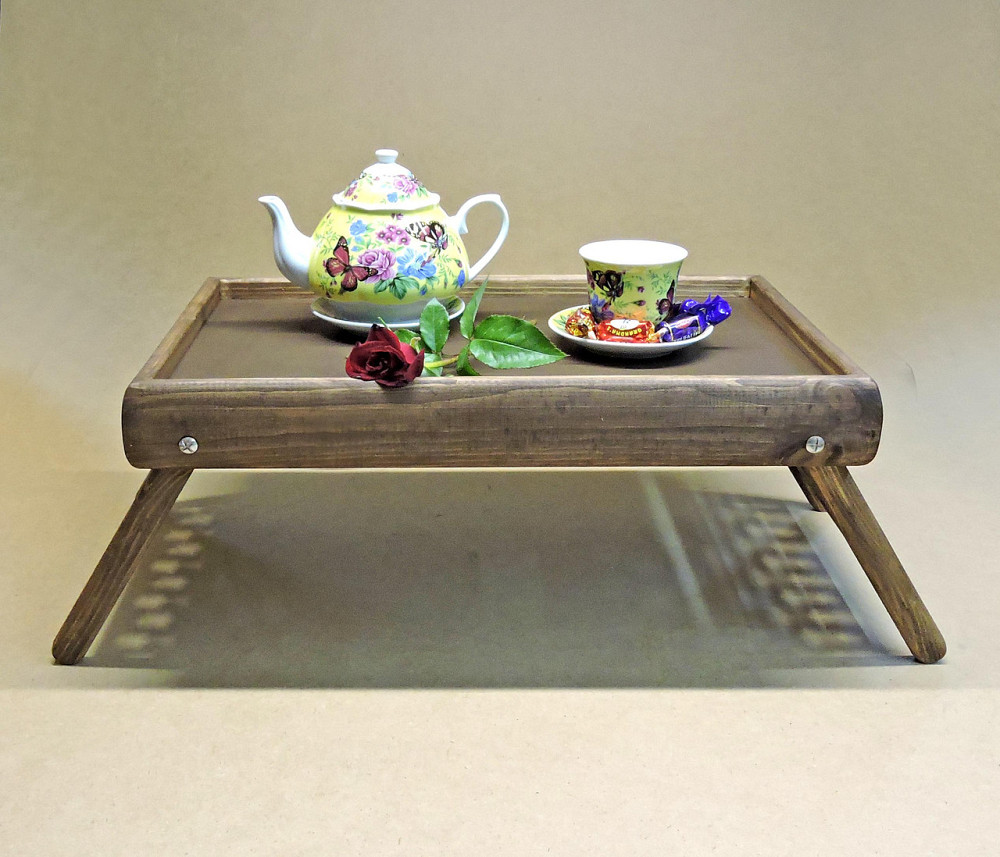 Столик-піднос для сніданку "Юта" капучино Миколаїв - фото 3