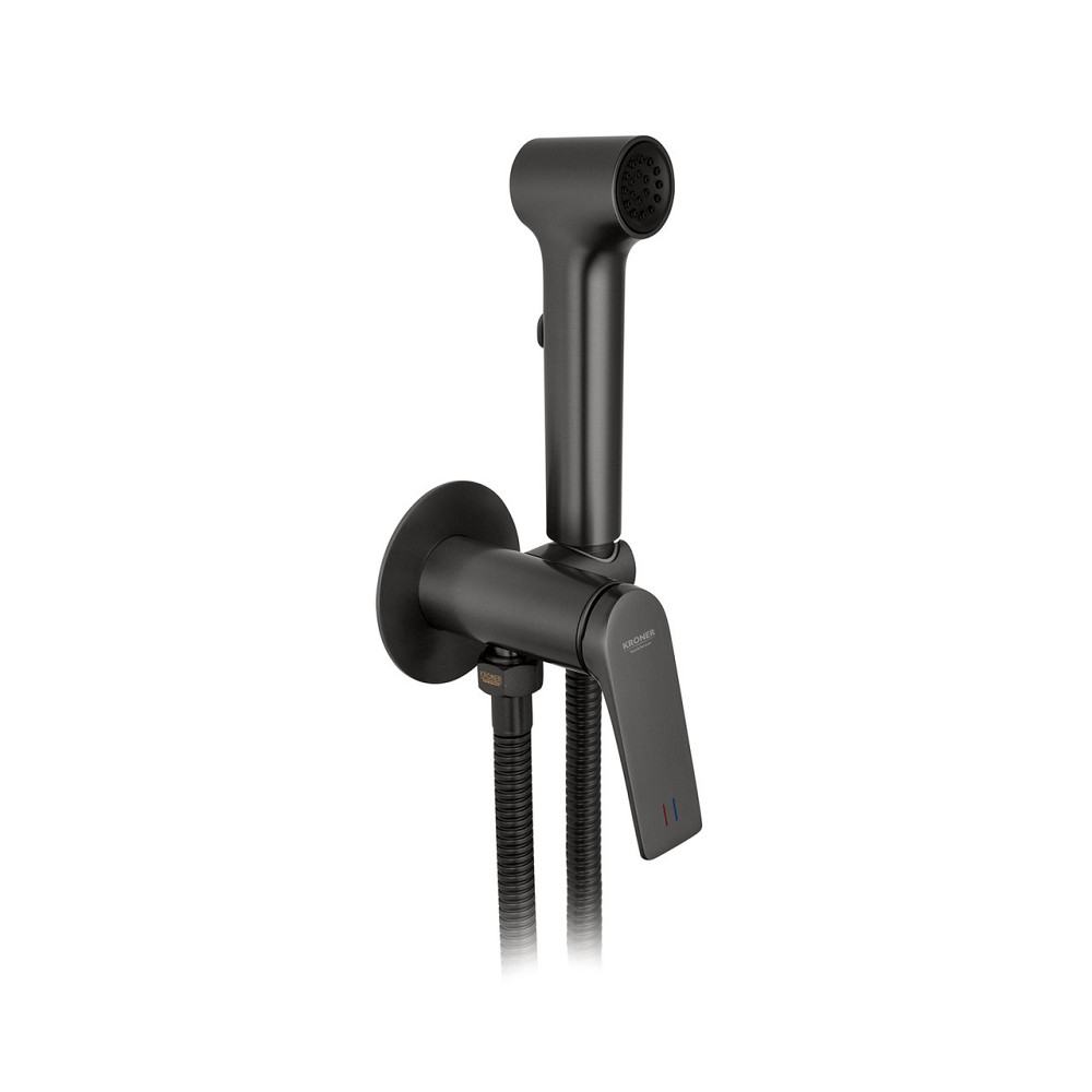 Набір для гігієнічного душу прихованого монтажу зі змішувачем Kroner KRP Graz — GRP082 Київ - фото 1