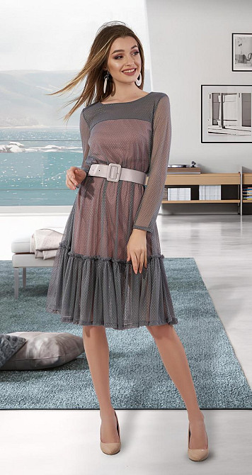 Стильне плаття із сіточкою (44) Київ - фото 2