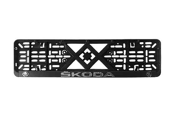 Рамка під номер пластик SKODA (Racing рельєфна) Вінниця