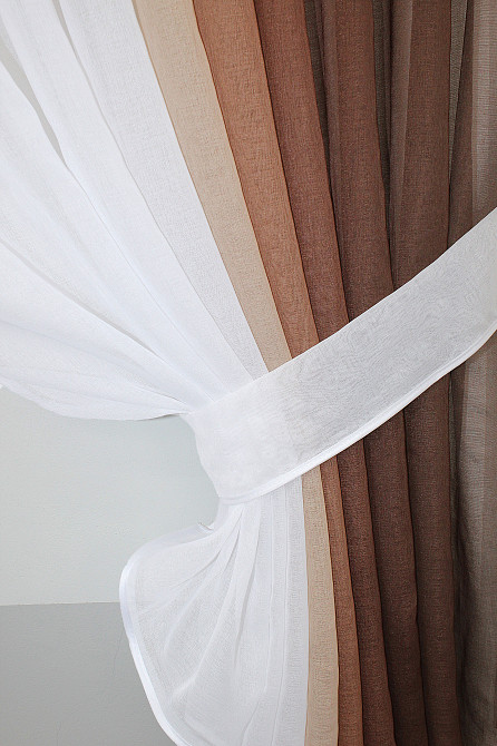 Кухонные шторки VR-Textil № 106к батист 