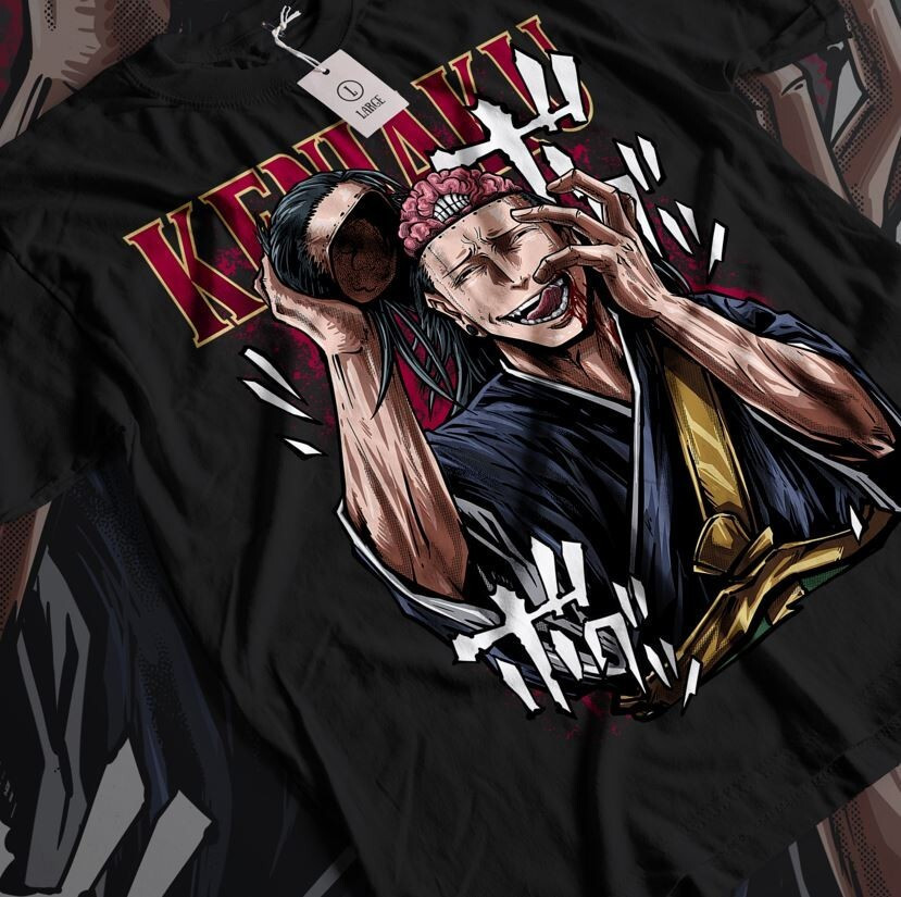 Футболка з аніме принтом Магічна битва оверсайз (S/M/L) Чорний AnimeJ0936 Дніпро - фото 6