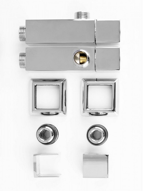 Краны угловые квадратные для полотенец Марио G1/2