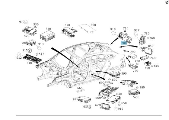 Mercedes-Benz  A2929007101 Блок керування кришкою багажника GLE Coupe C292 Одеса