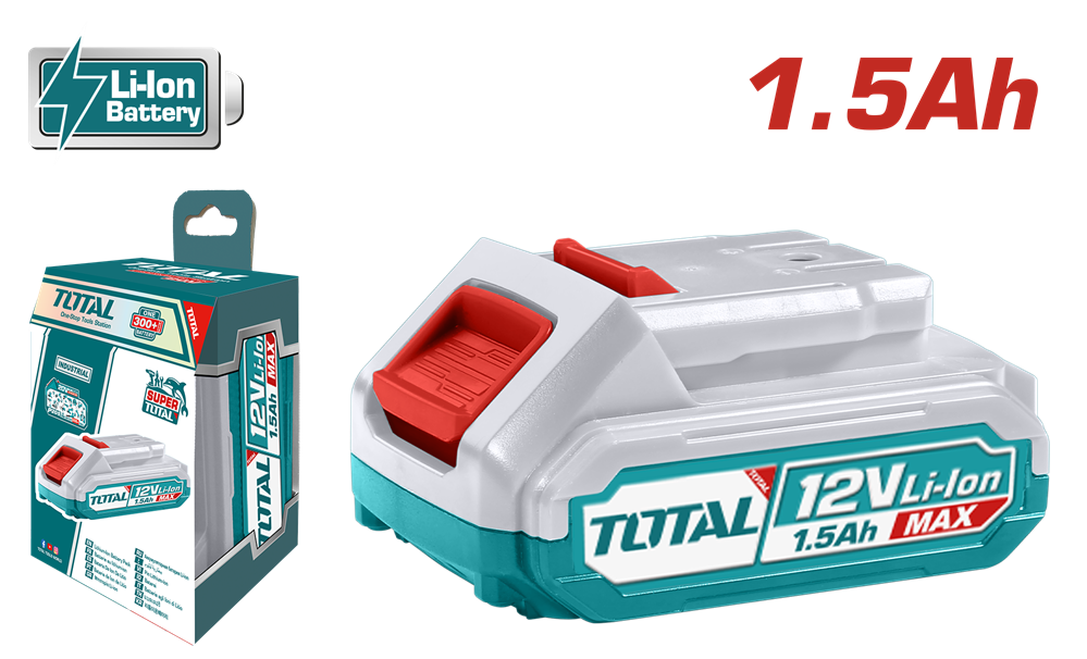 Акумулятор TOTAL TBLI12151 Li-ion 12В,1.5А (6514153) Київ - фото 1