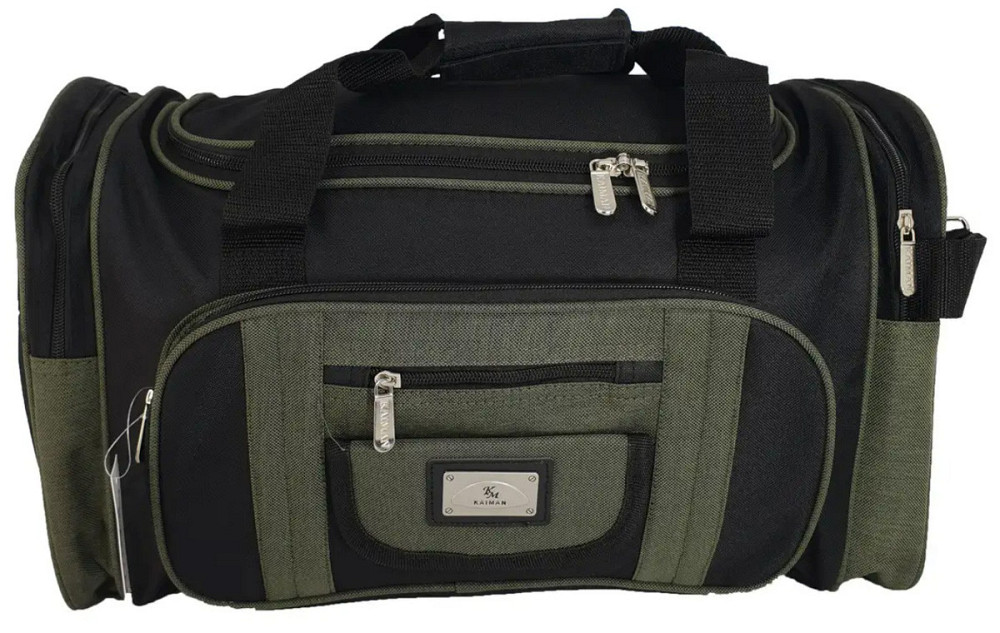 Сумка дорожня KAIMAN 60 см чорно-сіра S600701 Київ - фото 1