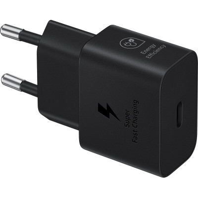 Зарядний пристрій Samsung 25W Power Adapter (w C to C Cable) Black (EP-T2510XBEGEU) Вінниця - фото 2