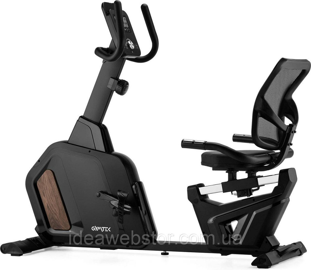 Горизонтальний велотренажер Gymtek XBR5000 магнітний чорний Київ - фото 9